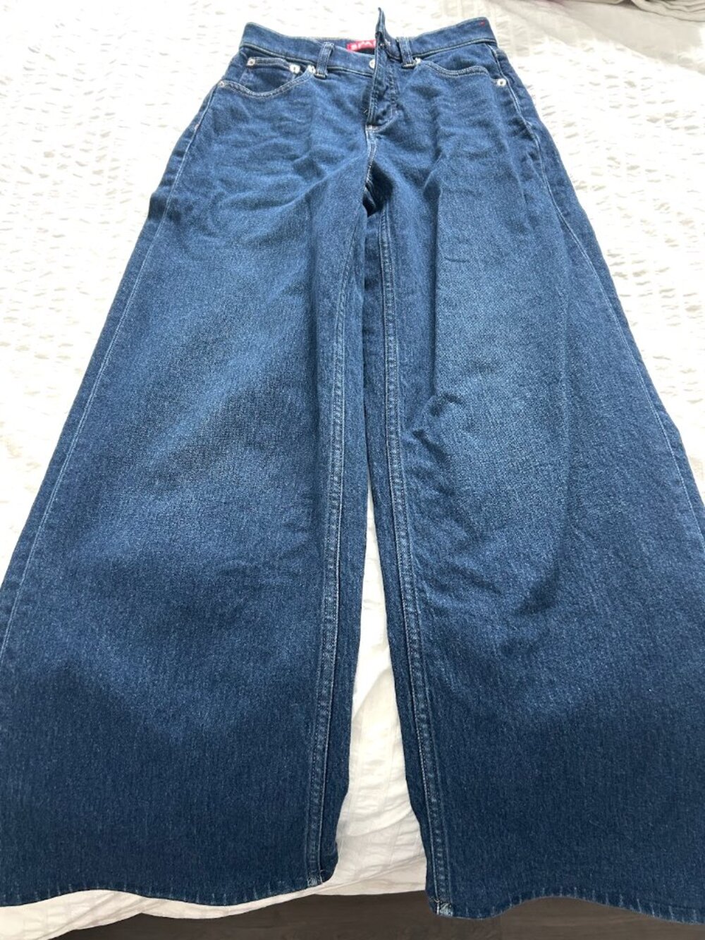 SPANXshape® EveryWear Pull-On Wide Leg Jeans – Petite XS